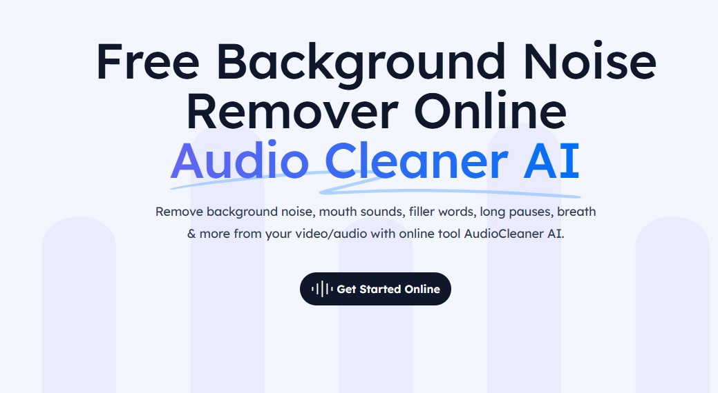 Video konvertor audiocleaner snímek obrazovky #0
