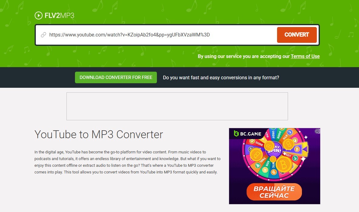 Videó konverter flv2mp3 képernyőkép #0
