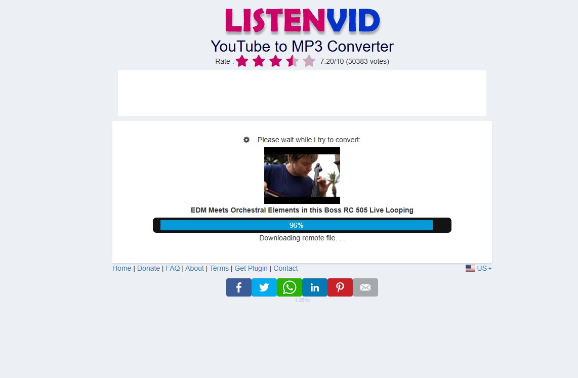 تبدیلکننده ویدیو listenvid تصویر صفحه #1