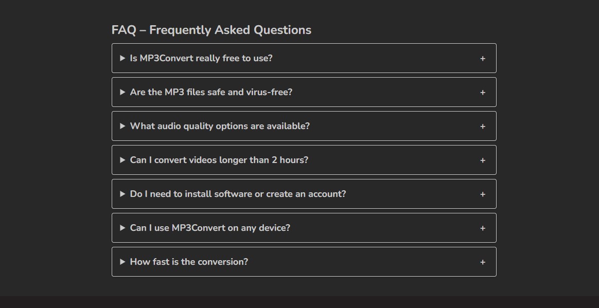 Video Converter mp3convert screenshot #1